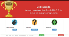 Desktop Screenshot of codigueando.com