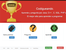 Tablet Screenshot of codigueando.com